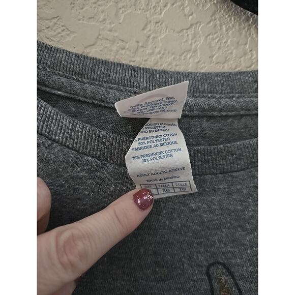 Realtree Outfitters Gray Camo Deer Graphic Short Sleeve T-Shirt Men's Size XL - Picture 5 of 5